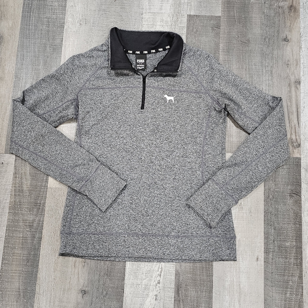 Pink victoria's 1/4 zip Heather pullover track jacket - Picture 1 of 4